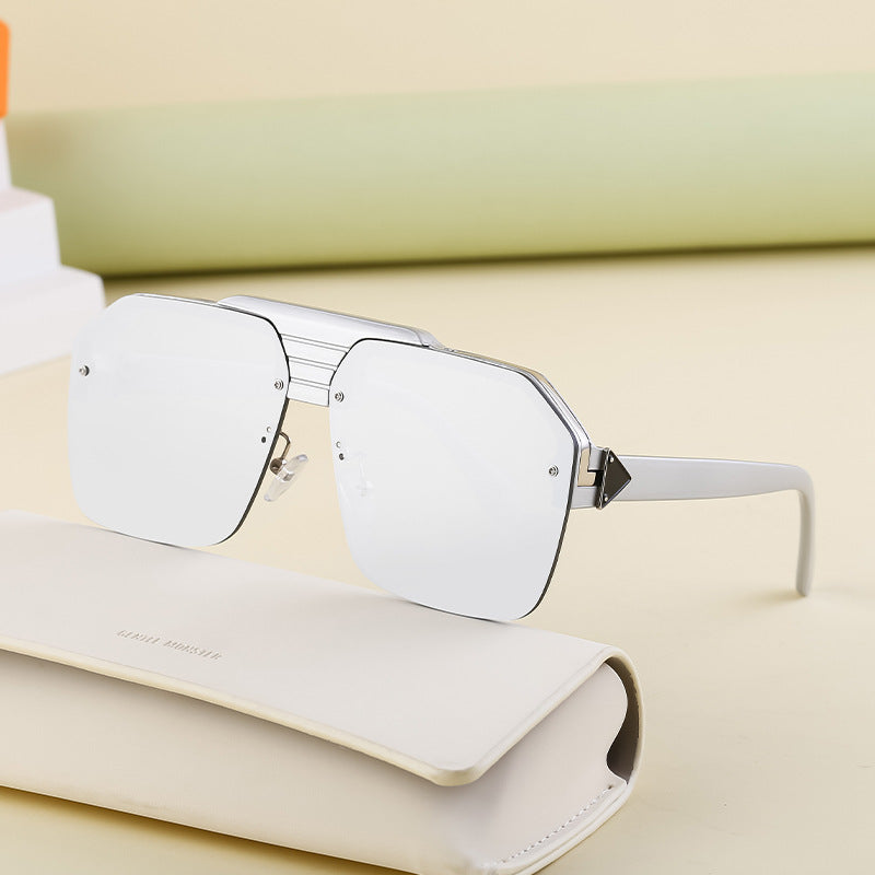 Wholesale Retro Punk Style Large Frame Sunglasses